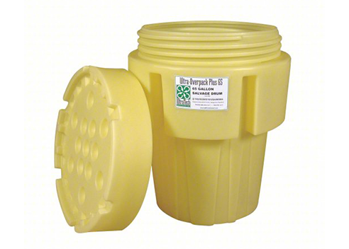 Plastic 65 Gallon Overpack Salvage Drum