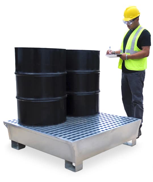 Ultra-Spill Pallet® - Steel Model - 4 Drum