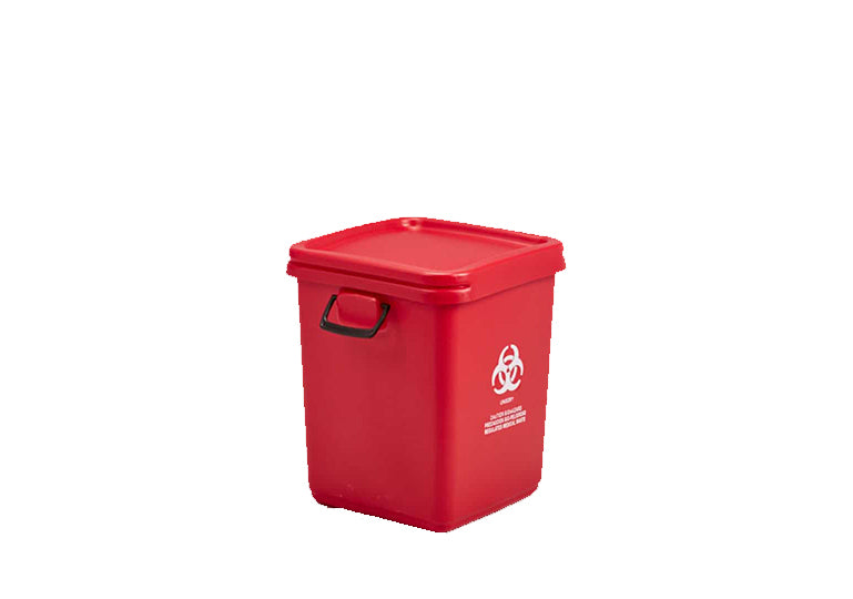 Medical Waste Container - RED 28 Gallons