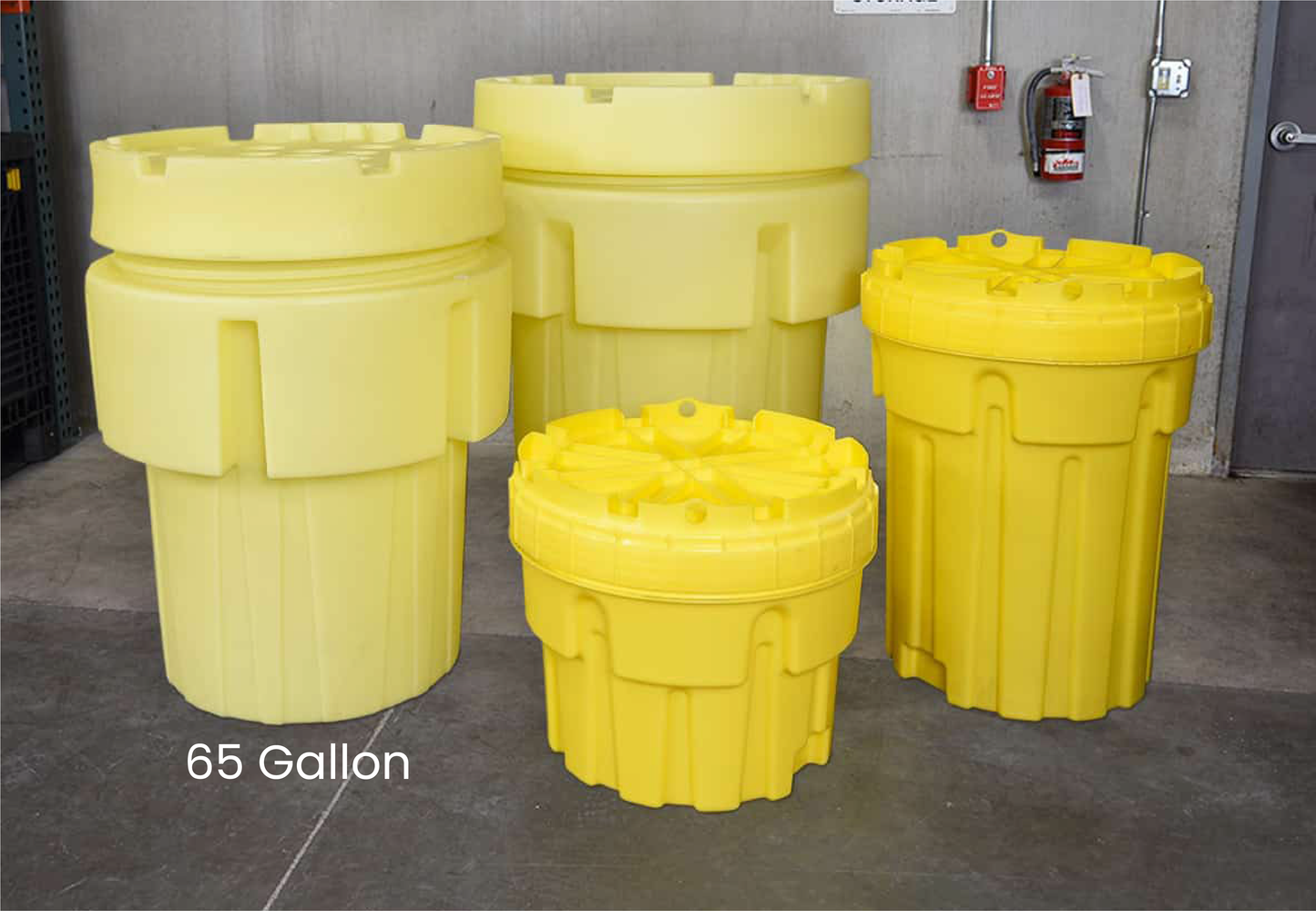 Plastic 65 Gallon Overpack Salvage Drum®
