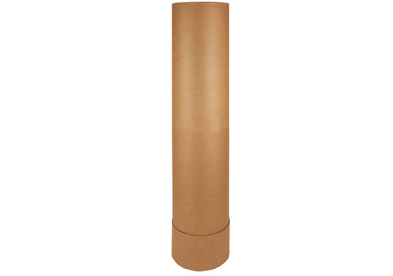 8' Fluorescent Lamp Recycling All-Fiber Round Drum with Slip on Cover