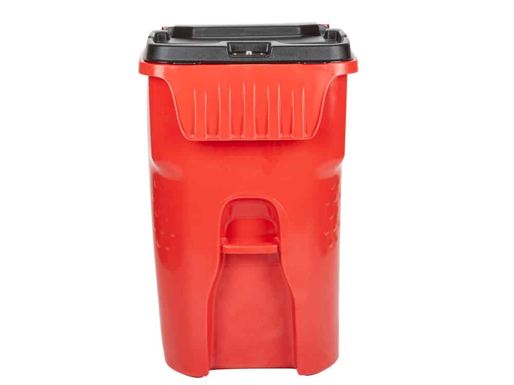 Medical Waste Container - RED 96 Gallons