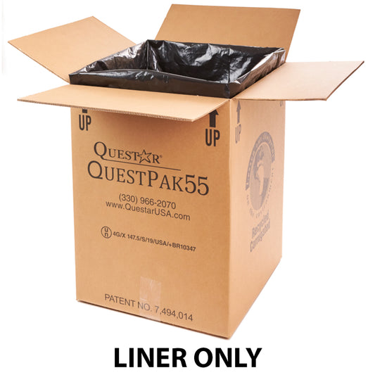 QP LabPack 55 Gal Lab Waste Box - LINER ONLY