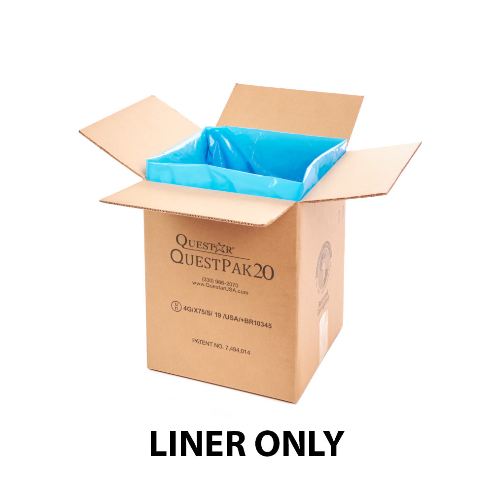 QP LabPack 20 Gal Lab Waste Box - LINER ONLY