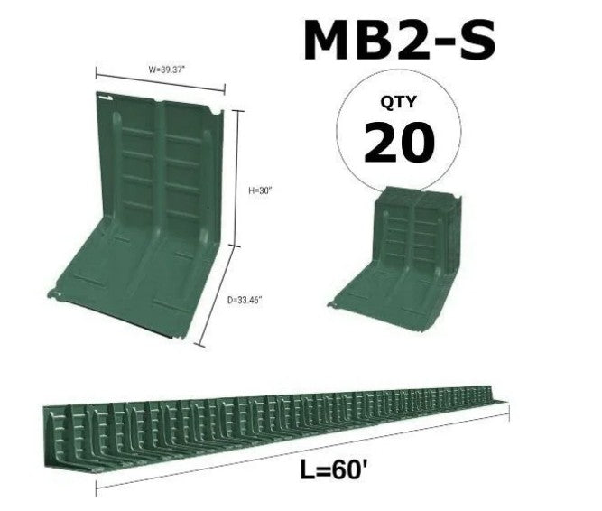 Mayim Modular Flood Barrier™ 30" Kits