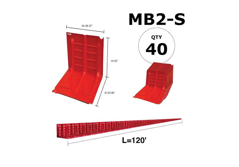 Mayim Modular Flood Barrier™ 30" Kits
