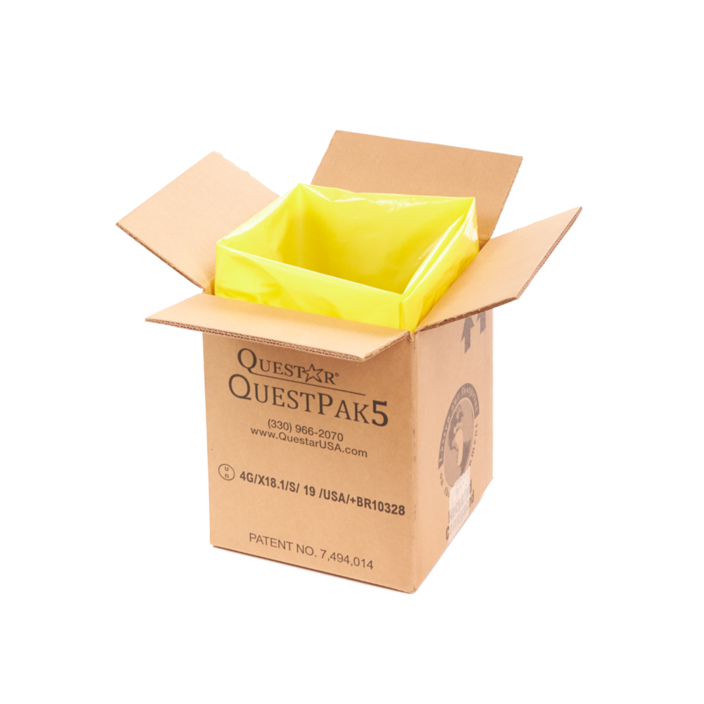 QP LabPack 5 Gal Lab Waste Box Kit