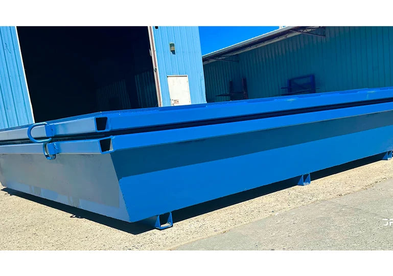 ECONO Steel Concrete Washout Pan | 86"x86"x20" - 2 Cubic Yard - 444 Gallon Capacity