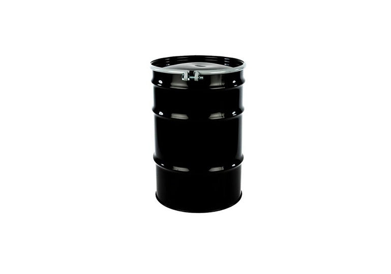 (New) 30 Gallon Steel Open Top, Lined, Bolt Ring