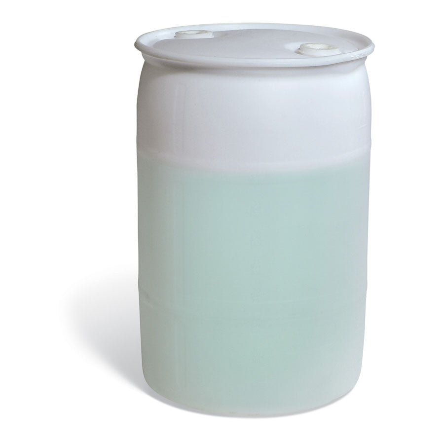 (New) Natural Plastic 30 Gallon Closed head, 2 Bung Top