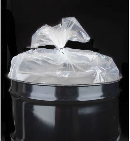 55 Gallon Poly Flexible Straight Bottom Drum Liner - 6 mil FDA Compliant - Per Case