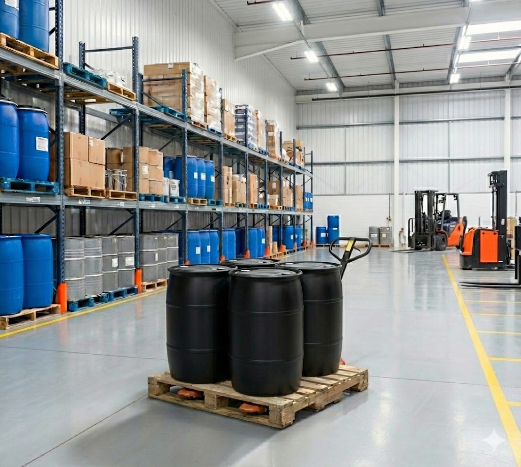 (NEW) Plastic 55 Gallon Closed Head, 2 Bung Top