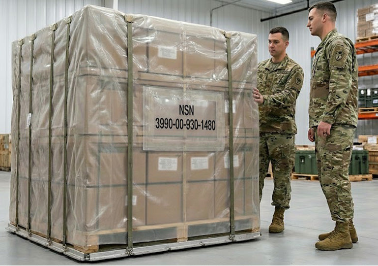 Cargo Pallet Covers NSN 3990-00-930-1480 - Industrial Protection