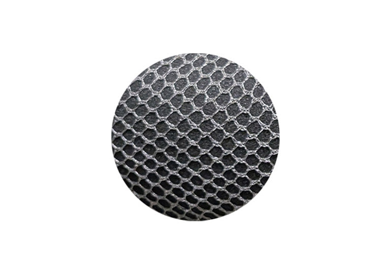 Close up of boom material