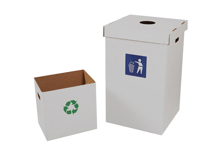 Corrugated Trash Can