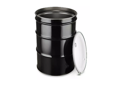 55 Gallon Open Top, UnLined, 2 Bung Cover