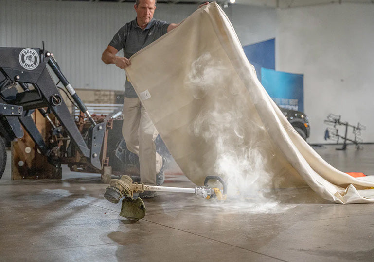 Brimstone Large Heavy Duty Preventer™ Li-Ion Fire Blanket - 10' x 10'