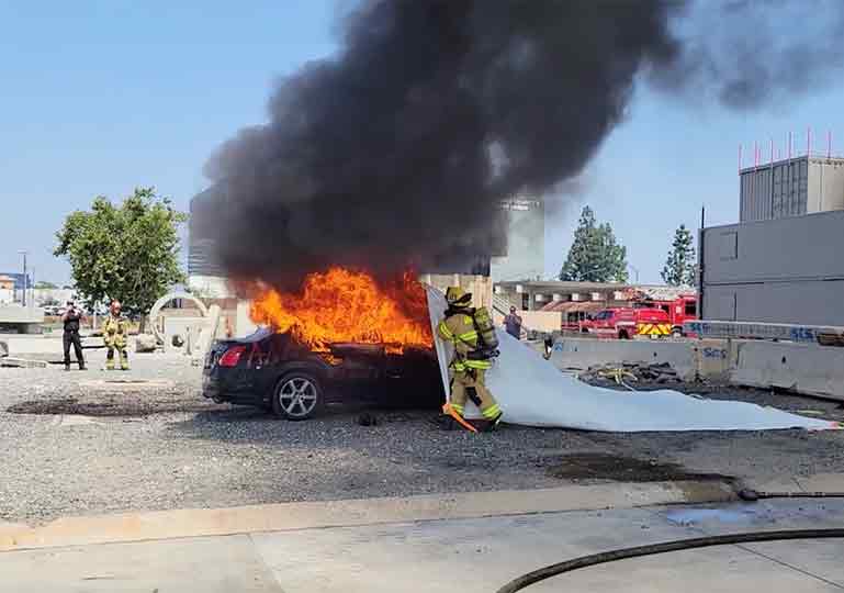 Brimstone EV Fire Suppressor System XL™ (Mister™ & XL 25' x 33' EV Blanket Combo)