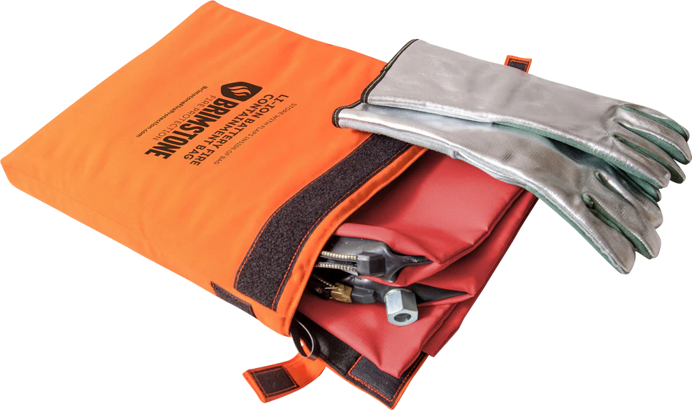 Brimstone Large Preventer™ Li-lon Fire & Smoke Containment Bag KIT (Laptop-Sized)