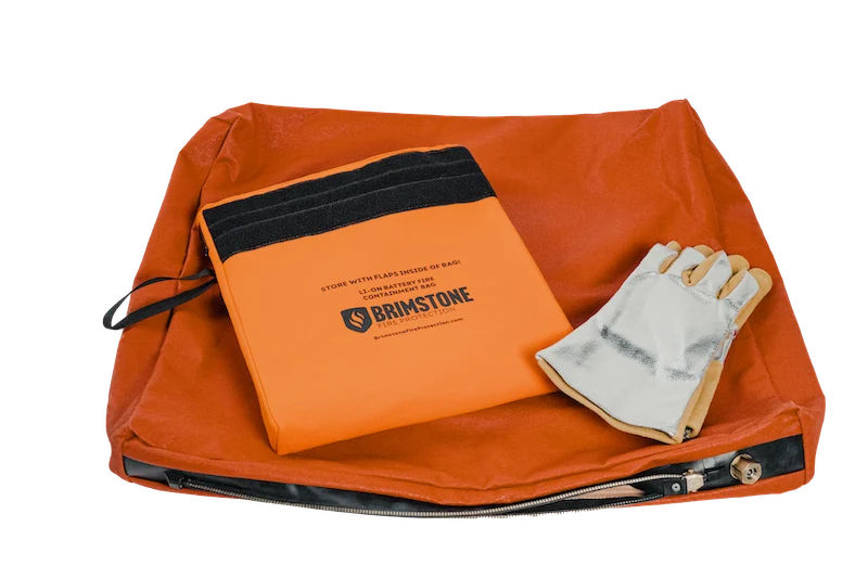 Large HD Preventer™ Plus Li-Ion Fire & Smoke Containment Bag KIT (Laptop-Sized / 100 Wh)
