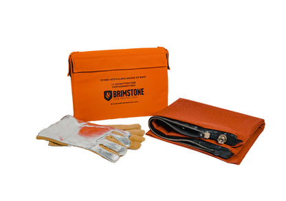 Small Preventer™ Plus Li-lon Fire & Smoke Containment Bag KIT (Tablet or Phone-Sized / 50 Wh)