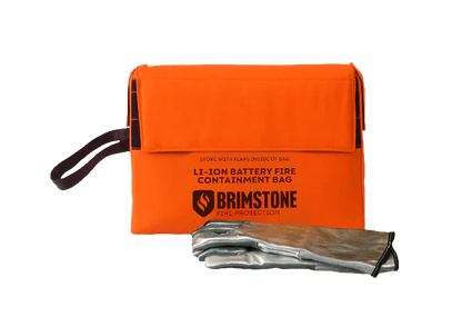 Brimstone Small Heavy Duty Preventer™ Li-lon Fire Containment Bag (Tablet/Phone-Sized)