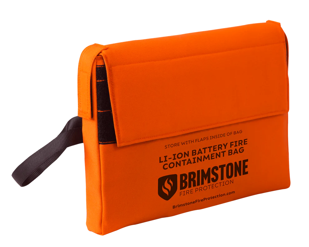 Brimstone Small Heavy Duty Preventer™ Li-lon Fire Containment Bag (Tablet/Phone-Sized)
