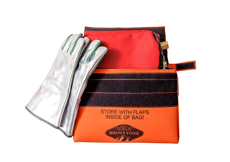 Brimstone Small HD Preventer™ Li-lon Fire & Smoke Containment Bag KIT (Tablet/Phone-Sized)