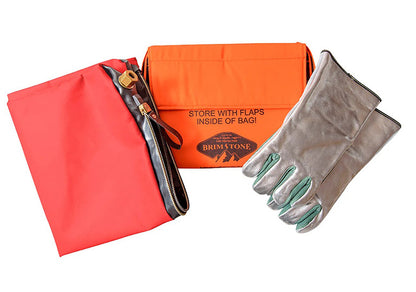 Brimstone Small HD Preventer™ Li-lon Fire & Smoke Containment Bag KIT (Tablet/Phone-Sized)