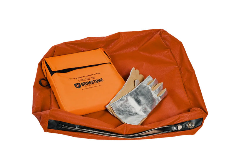 Large HD Preventer™ Plus Li-Ion Fire & Smoke Containment Bag KIT (Laptop-Sized / 100 Wh)