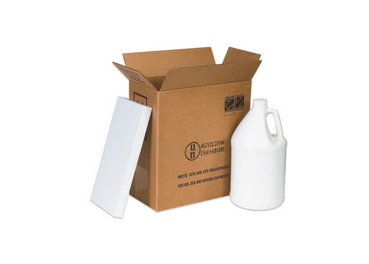 Haz Mat Plastic Jug Foam Shipper Kits (1,2 & 4 Gallon)