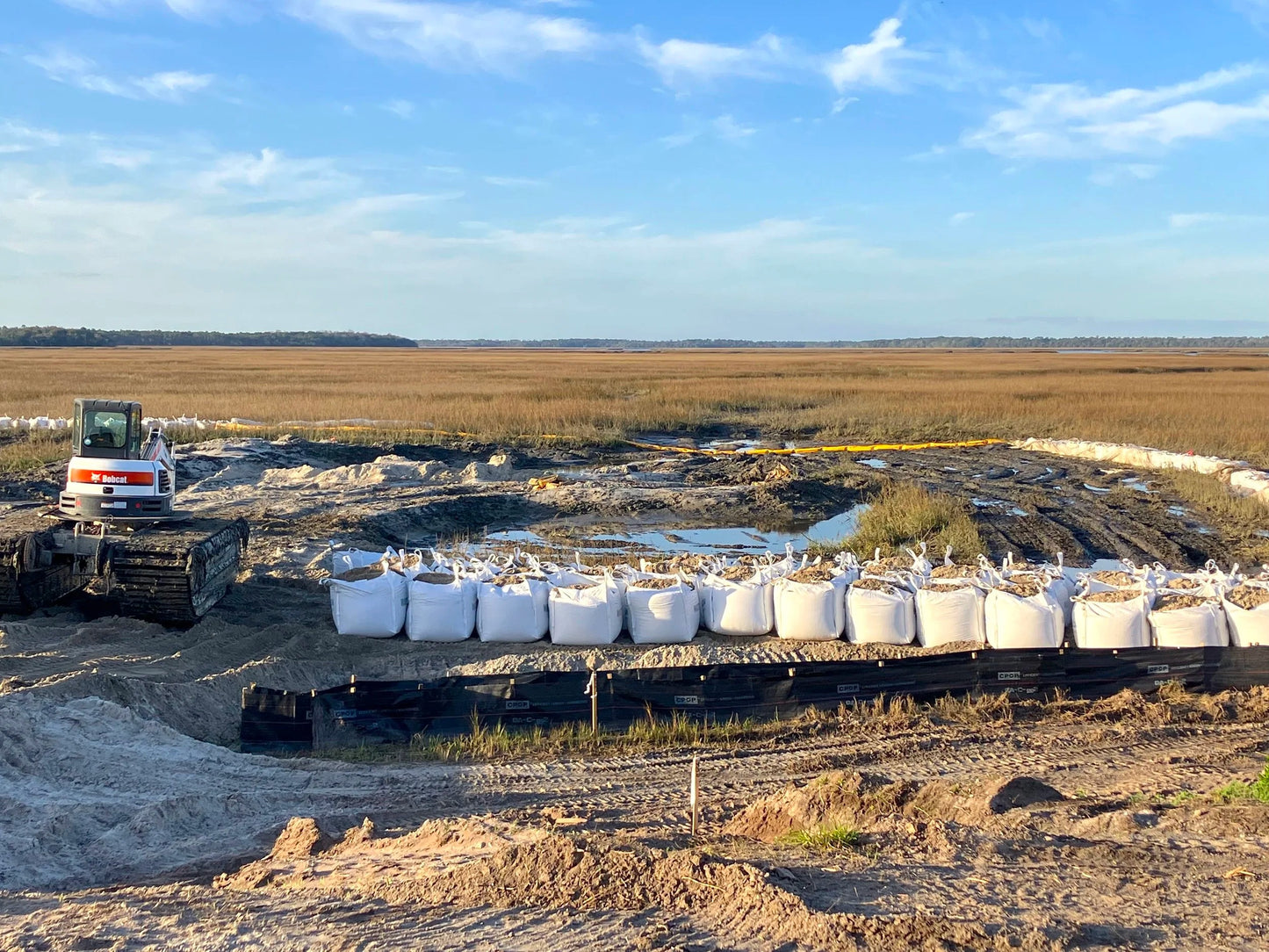 Large Scale 5-Compartment Flood Barrier FIBC BAG