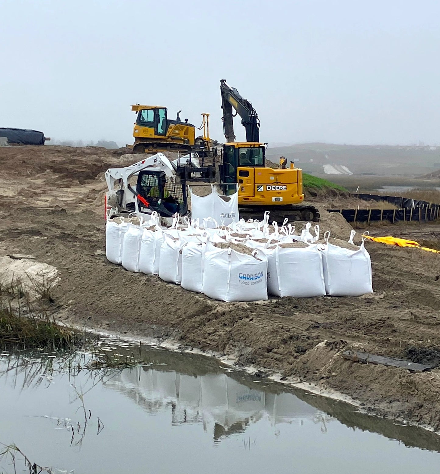 Large Scale 5-Compartment Flood Barrier FIBC BAG