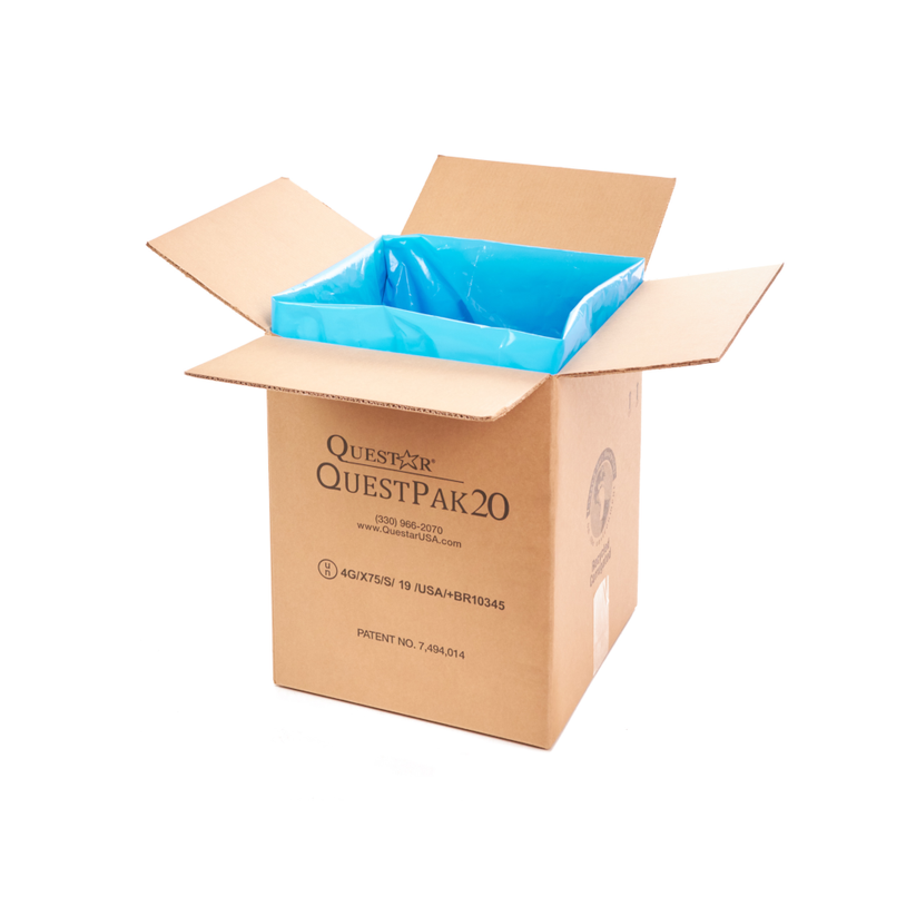 QP LabPack 20 Gal Lab Waste Box Kit - SCI Containers