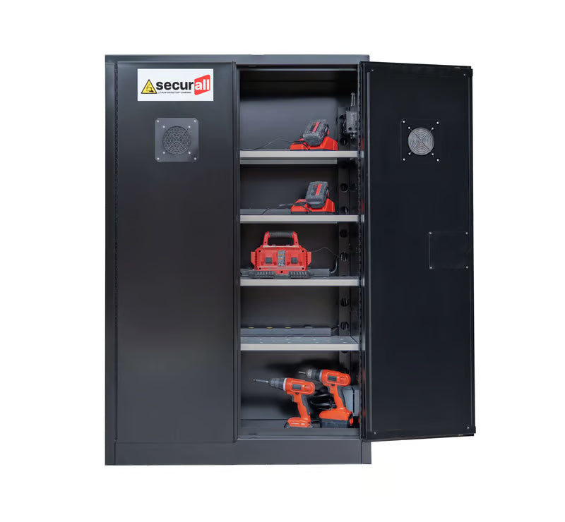 Li145 Lithium-Ion Battery Charging Cabinets - Small and Large