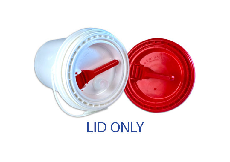 LID for Plastic 5 Gallon, Open Top, Life Latch for Liquids (LID ONLY)