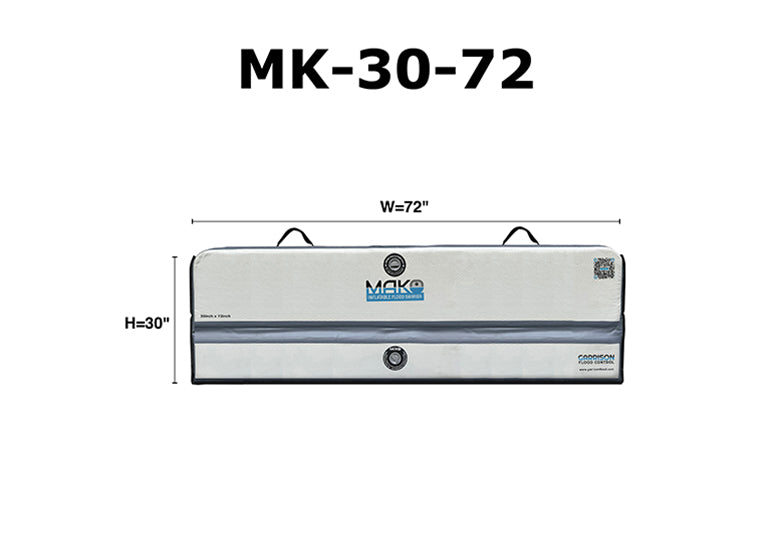 30" MAKO Inflatable Flood Barriers