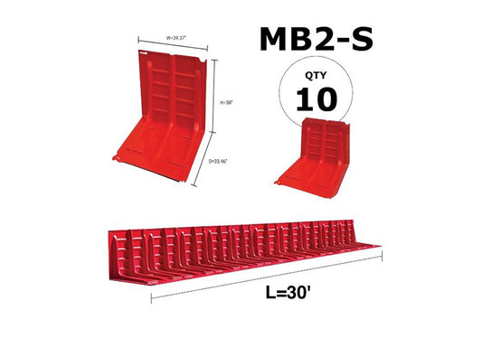 Mayim Modular Flood Barrier™ 30" Kits