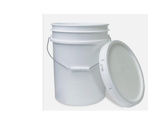 Plastic 5 Gallon Open Top Pail (snap on lid)