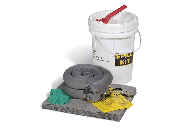 5-Gallon Spill Kits (Universal and Oil-Only)