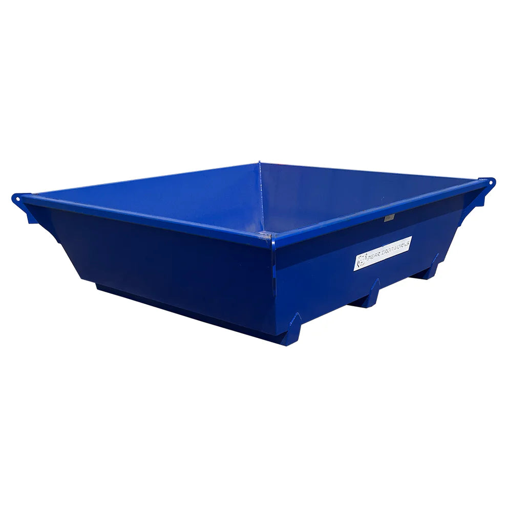 Steel Concrete Washout Pan | 88"x88"x23" - 3 Cubic Yard - 614 Gallon